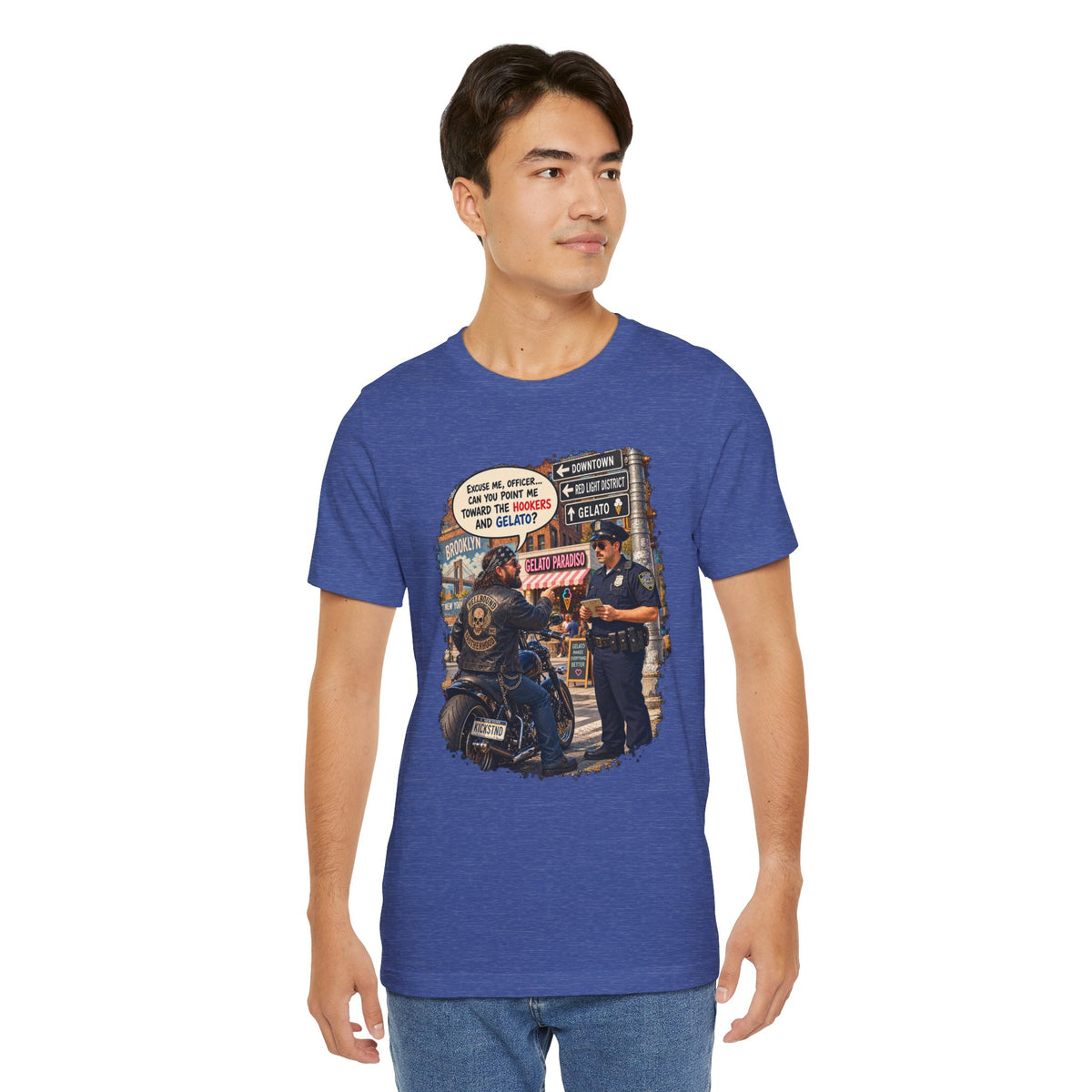 Motorcycle Rider Vintage Graphic Tee