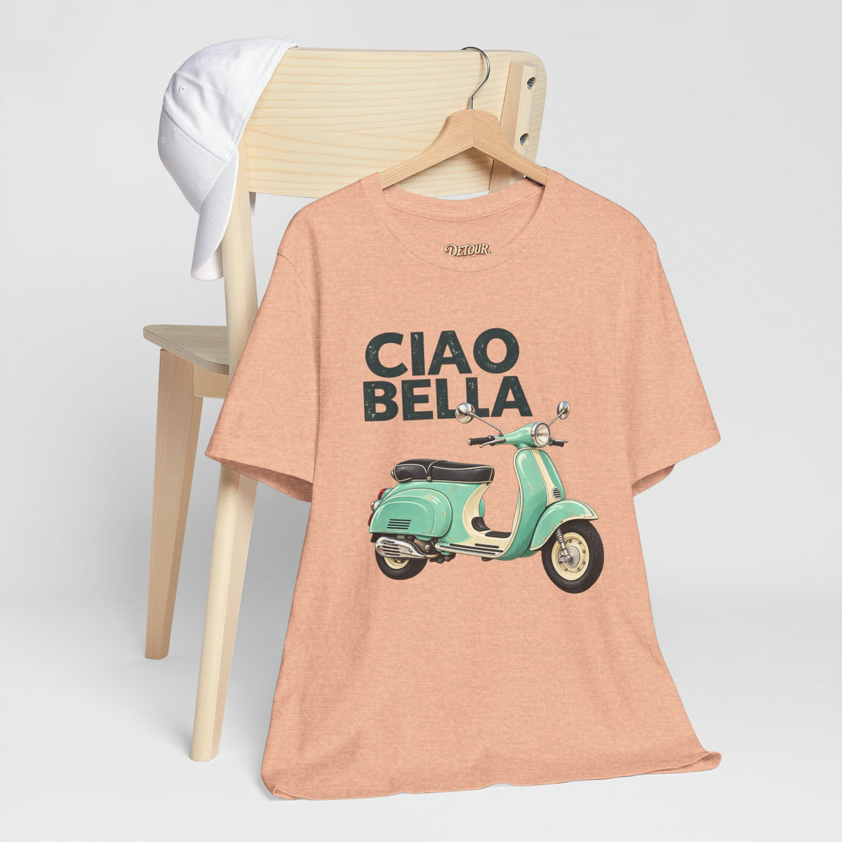 Ciao Bella Vespa Scooter Graphic T-Shirt
