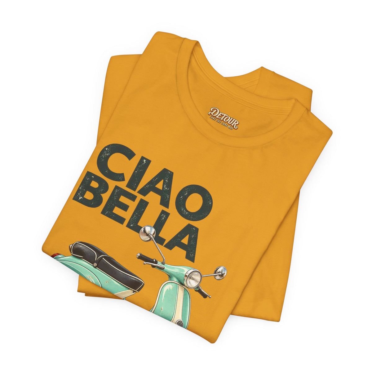 Ciao Bella Vespa Scooter Graphic T-Shirt