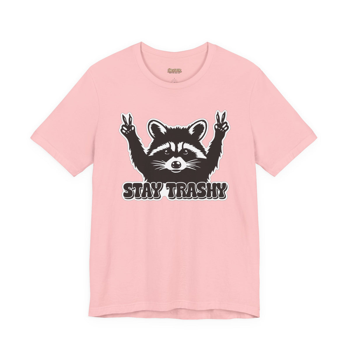 Stay Trashy Raccoon Graphic T-Shirt