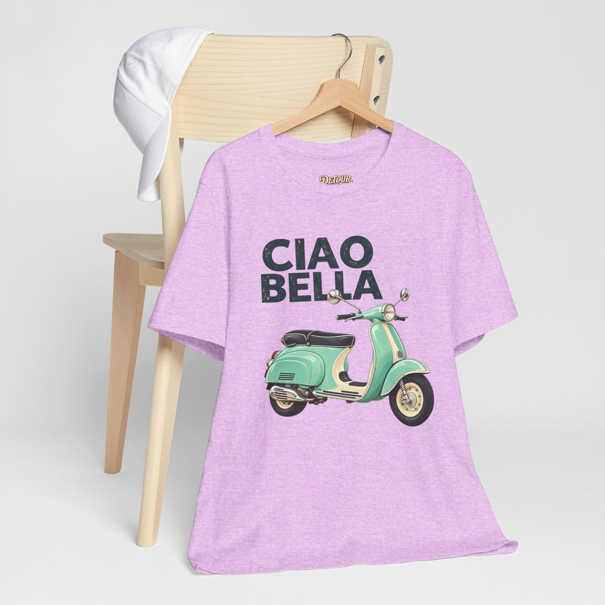Ciao Bella Vespa Scooter Graphic T-Shirt