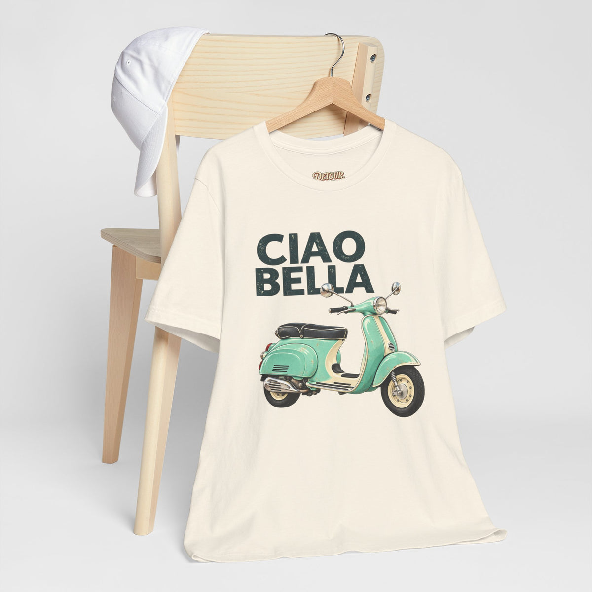 Ciao Bella Vespa Scooter Graphic T-Shirt