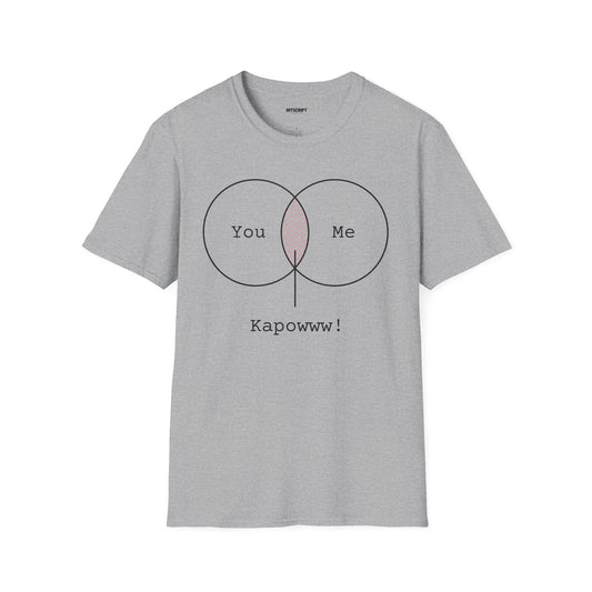 You + Me Venn Diagram T-Shirt — "Kapowww!" Graphic Tee