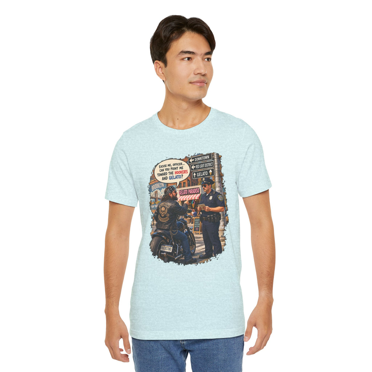 Motorcycle Rider Vintage Graphic Tee
