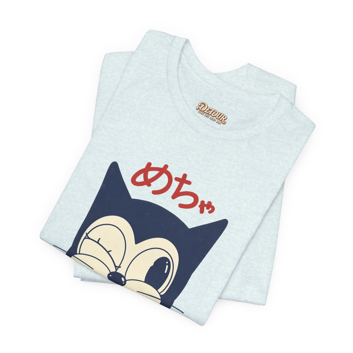 Japanese Lucky Cat T-Shirt – “めちゃ元気よ” Maneki Neko Graphic Tee