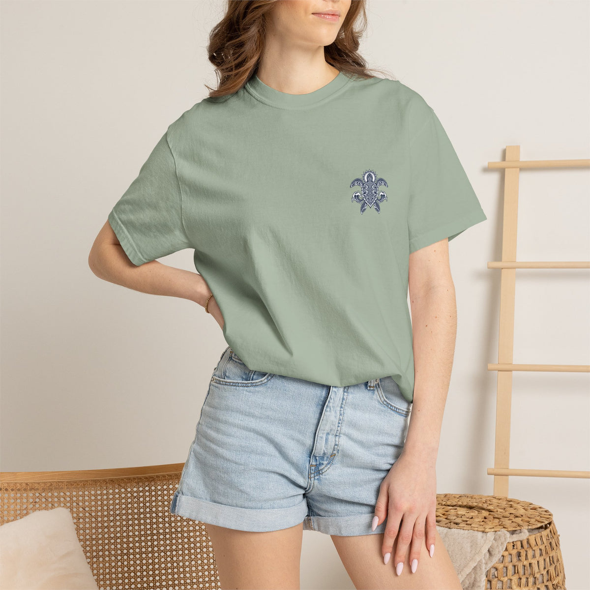 Sacred Sea Turtle Mandala T-Shirt