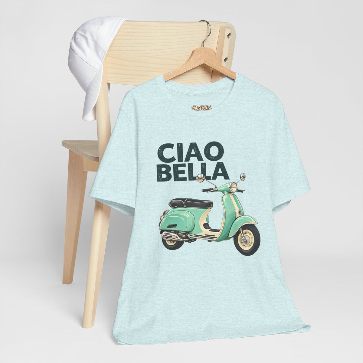 Ciao Bella Vespa Scooter Graphic T-Shirt