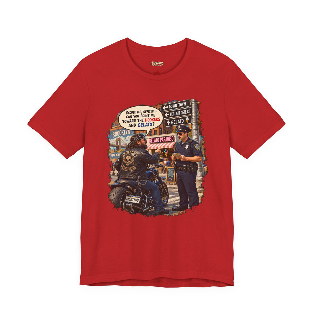 Motorcycle Rider Vintage Graphic Tee
