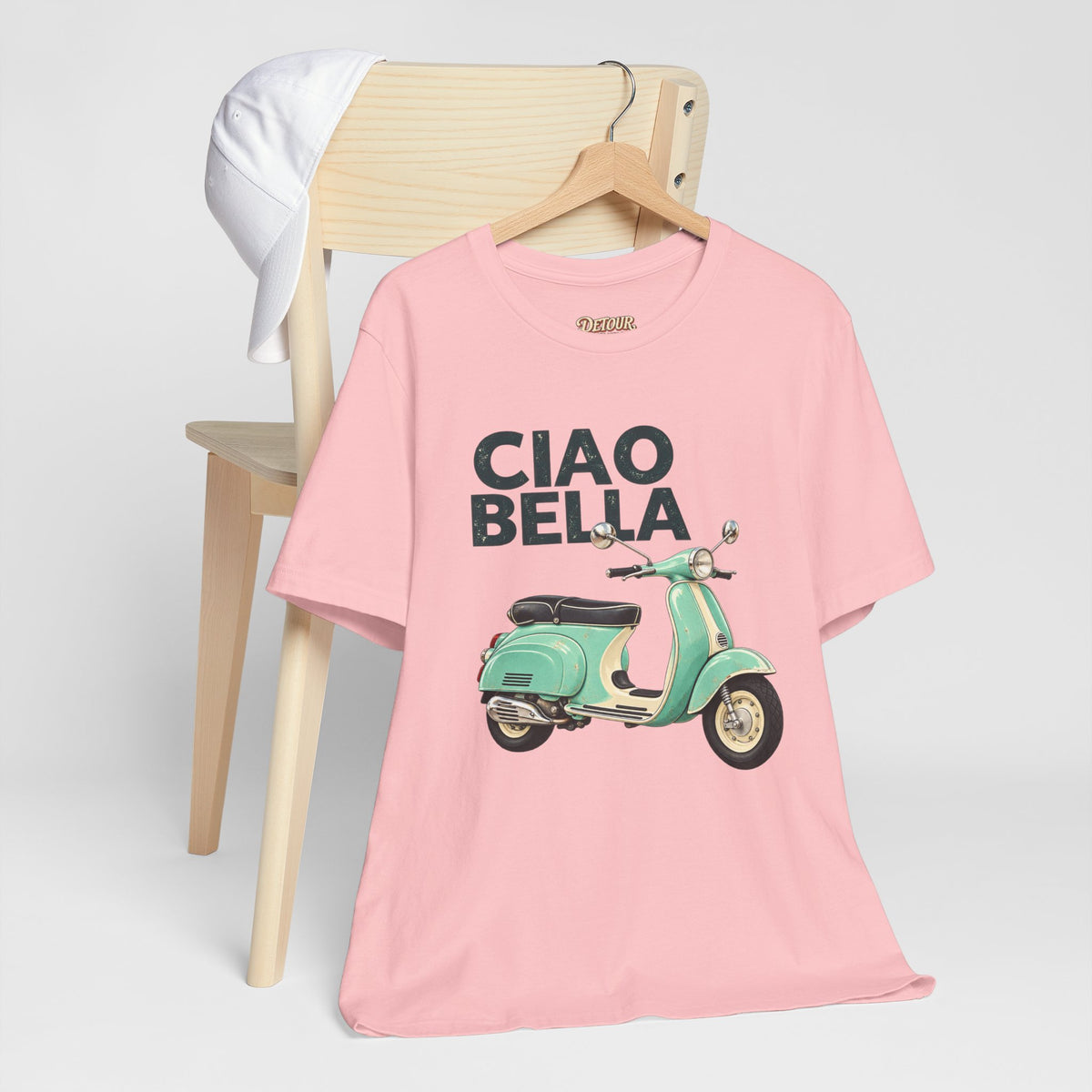 Ciao Bella Vespa Scooter Graphic T-Shirt