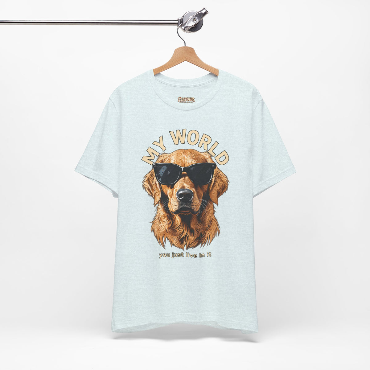 My World Golden Retriever Sunglasses T-Shirt