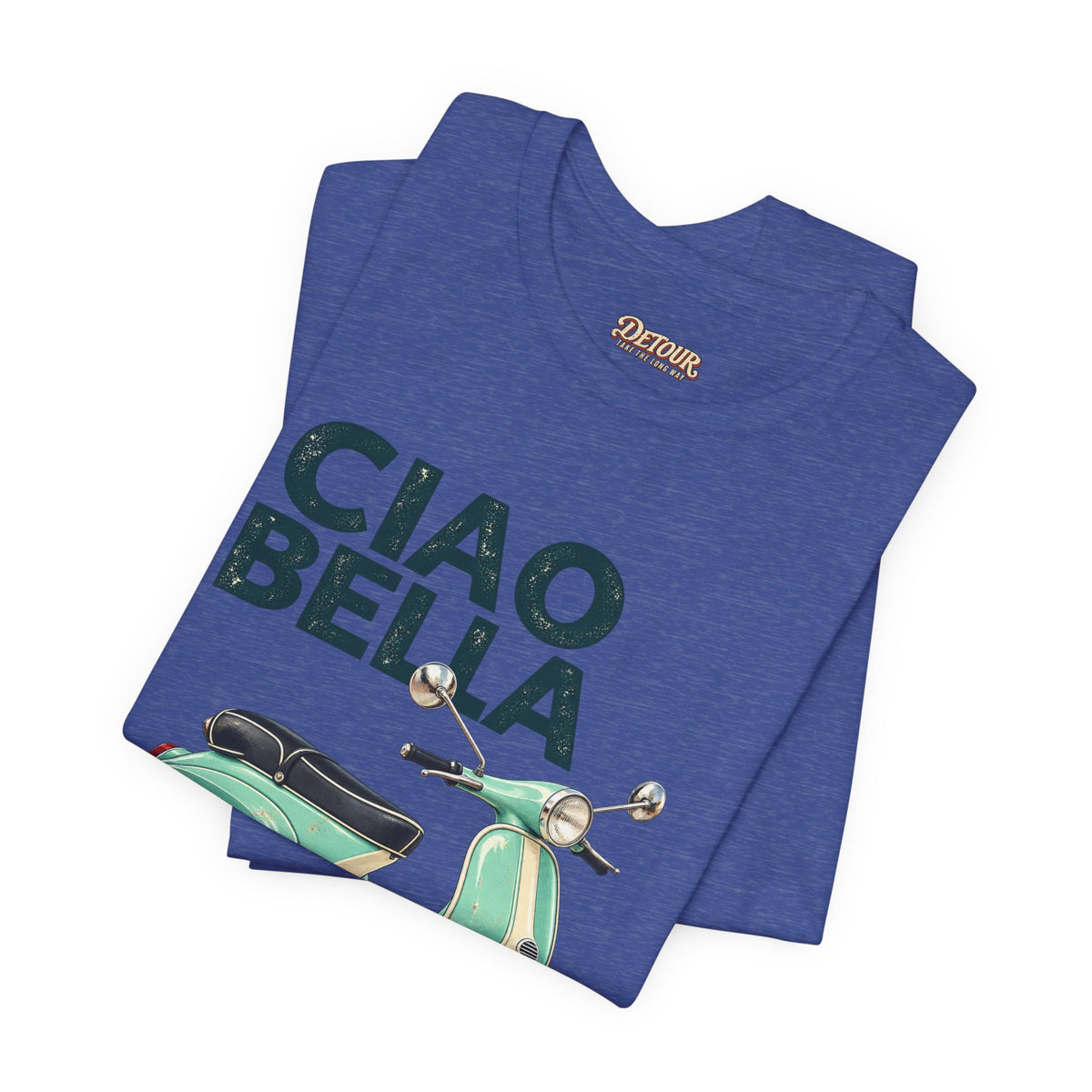 Ciao Bella Vespa Scooter Graphic T-Shirt