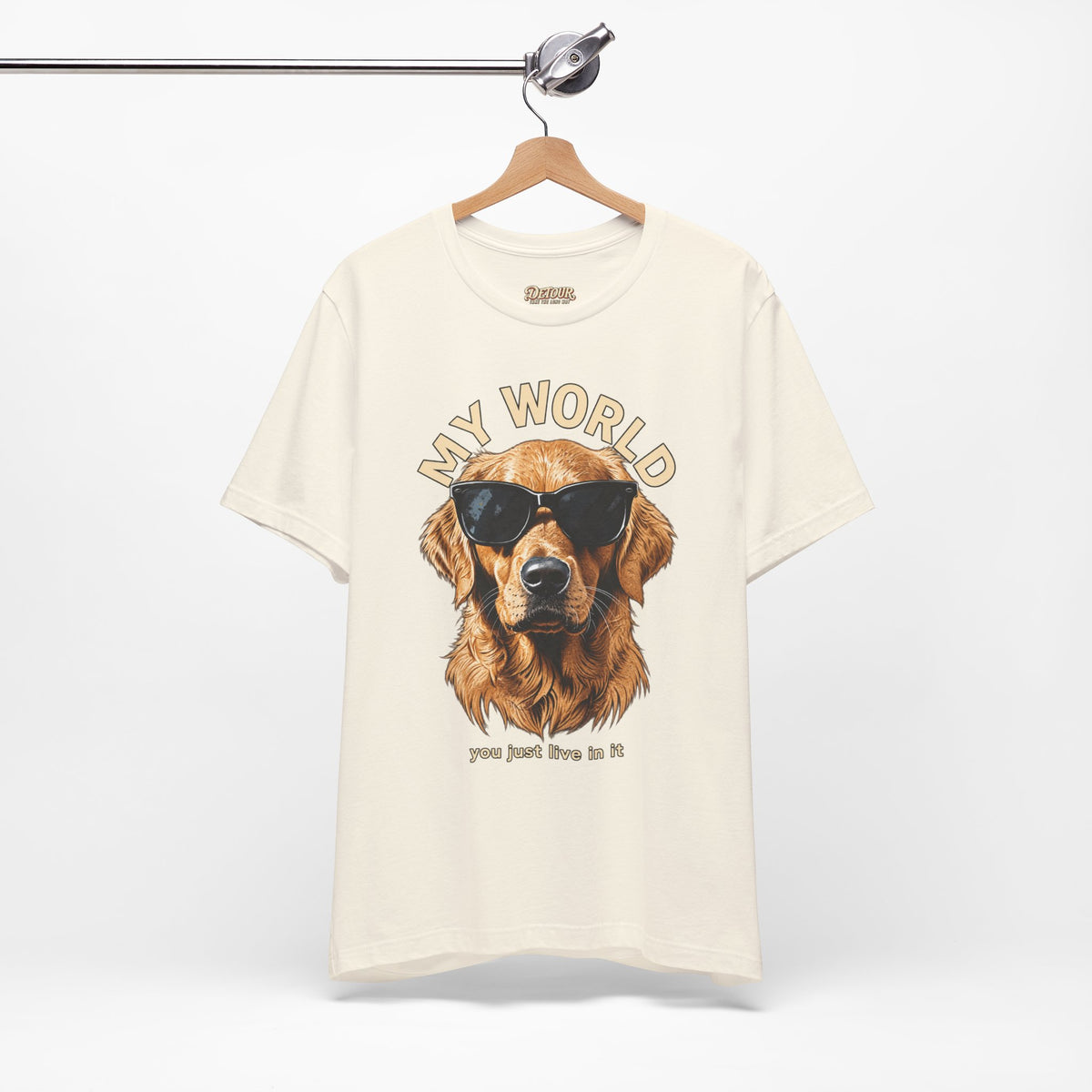 My World Golden Retriever Sunglasses T-Shirt