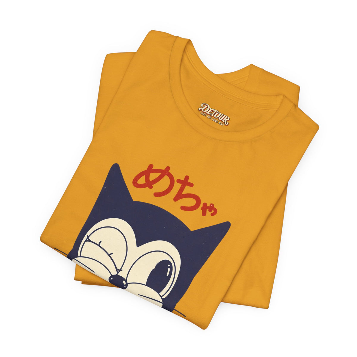 Japanese Lucky Cat T-Shirt – “めちゃ元気よ” Maneki Neko Graphic Tee