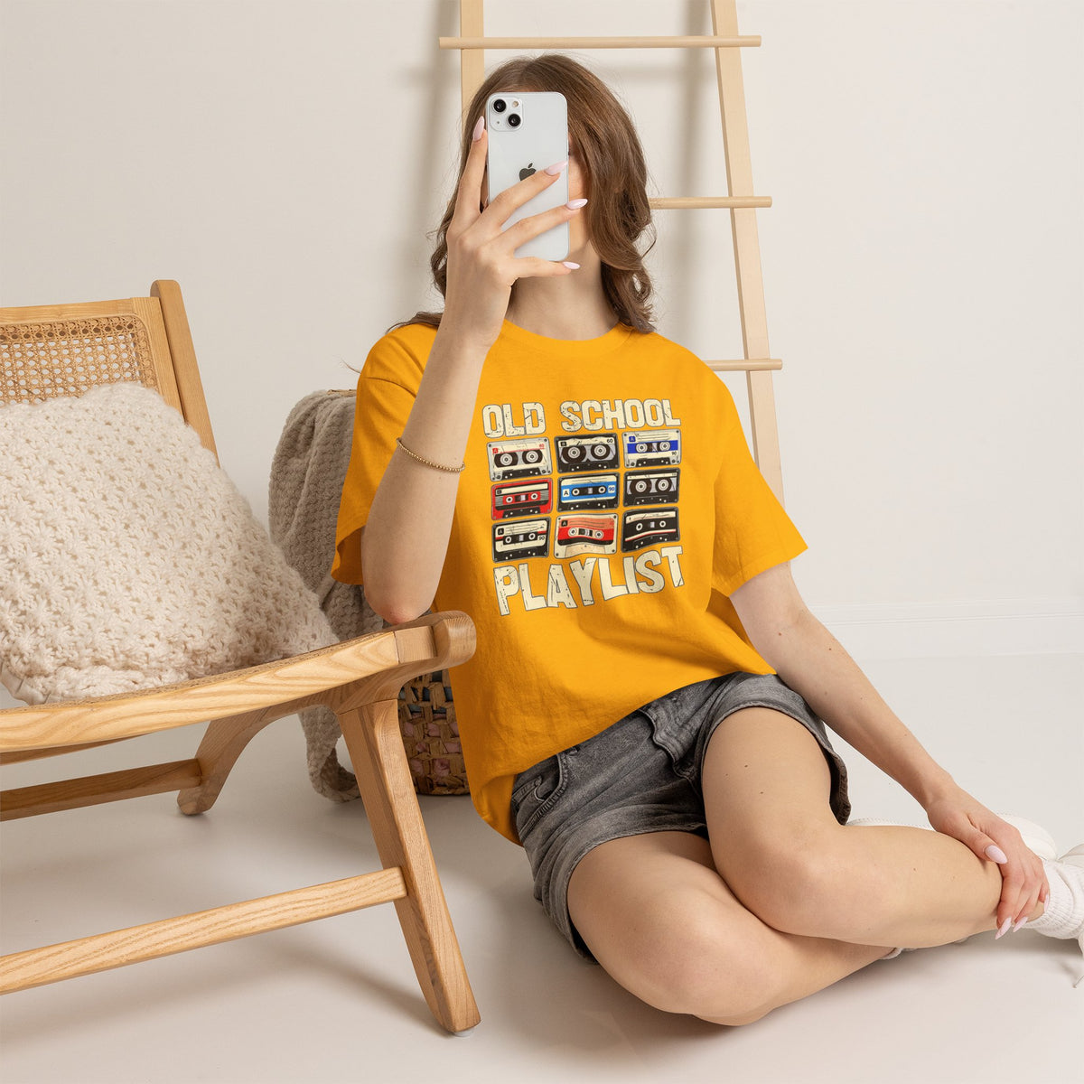 Old School Playlist Cassette Tape T-Shirt