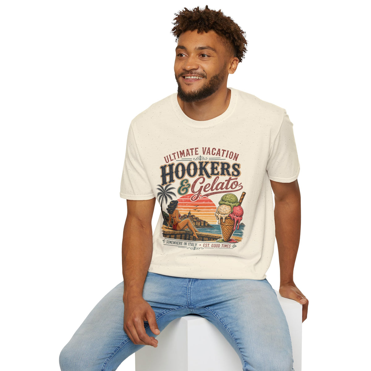 Hookers & Gelato Ultimate Vacation T-Shirt