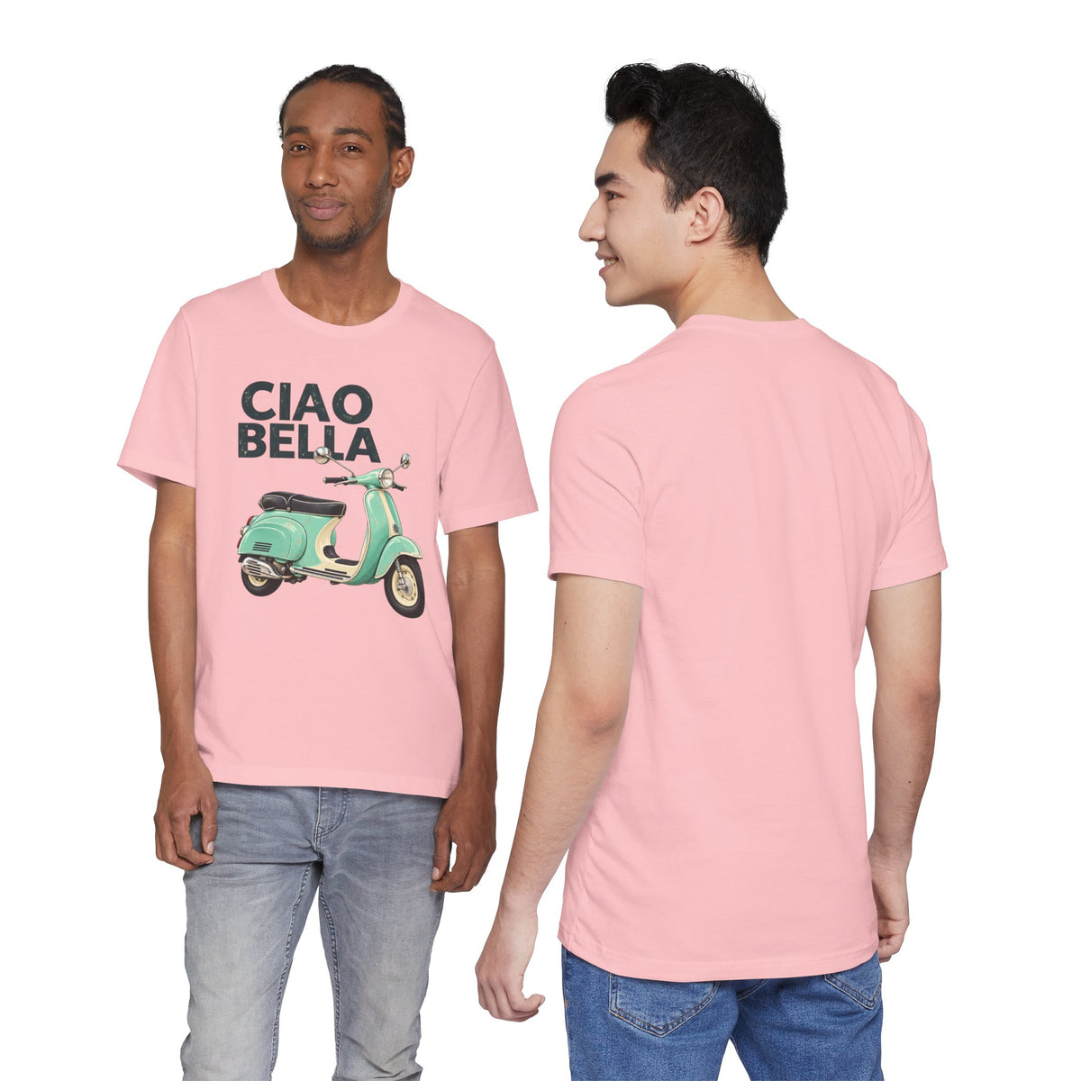 Ciao Bella Vespa Scooter Graphic T-Shirt