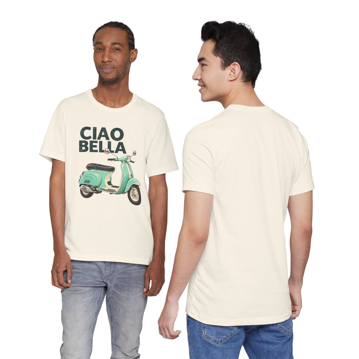 Ciao Bella Vespa Scooter Graphic T-Shirt