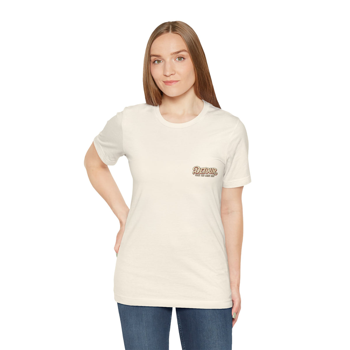 Detour Take the Long Way Tropical Adventure T-Shirt