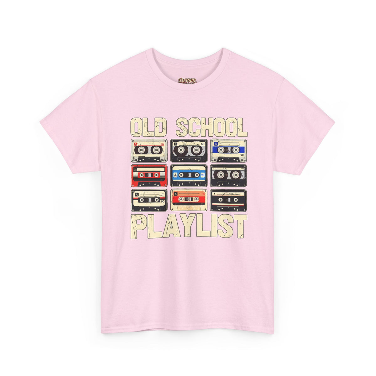 Old School Playlist Cassette Tape T-Shirt