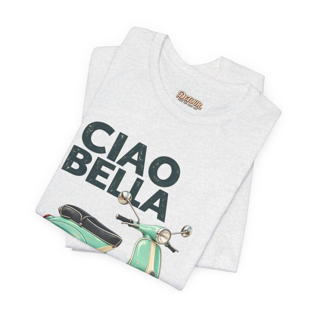 Ciao Bella Vespa Scooter Graphic T-Shirt
