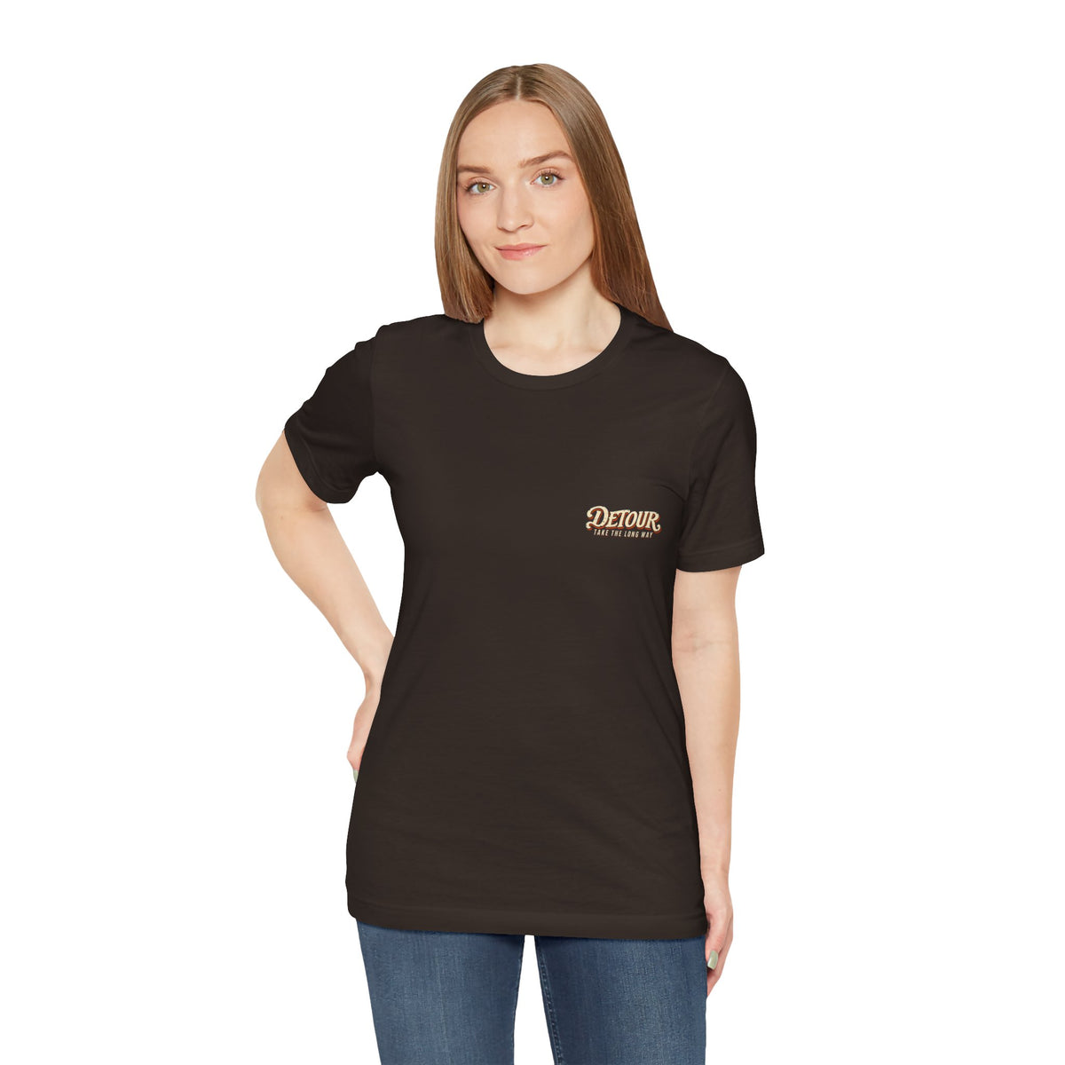 Detour Take the Long Way Tropical Adventure T-Shirt