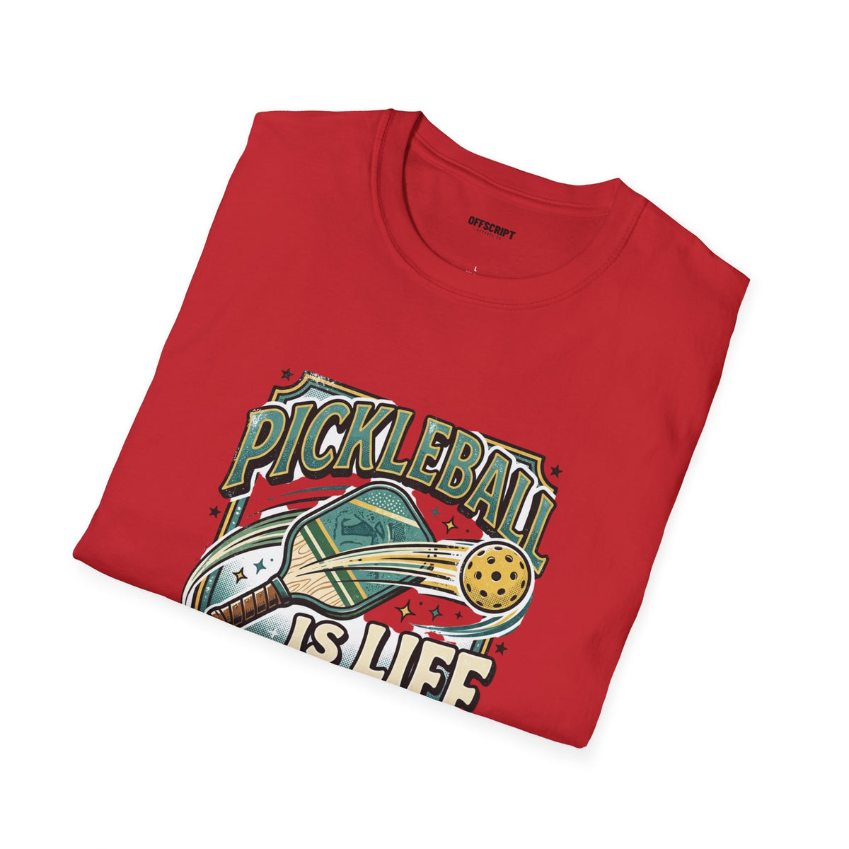 Pickleball Is Life T-Shirt — Retro Paddle & Ball Graphic Tee for Players