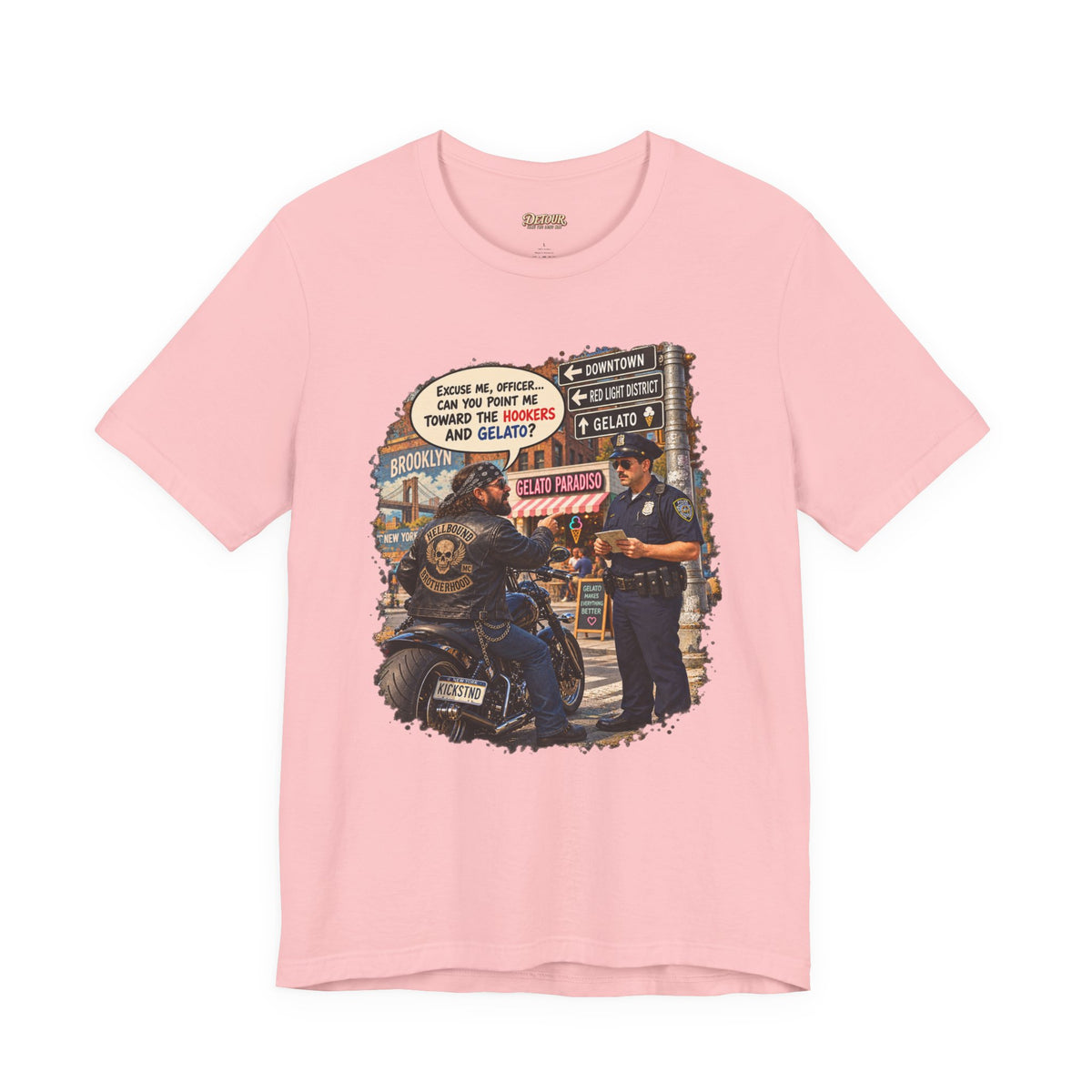Motorcycle Rider Vintage Graphic Tee