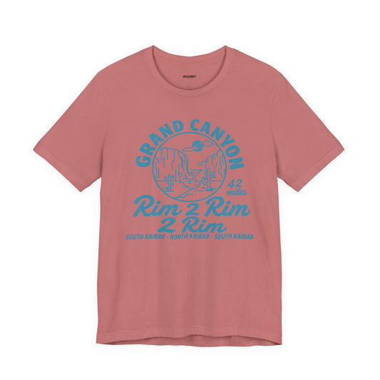 Grand Canyon Rim 2 Rim Graphic Tee — 42 Miles Adventure T-Shirt