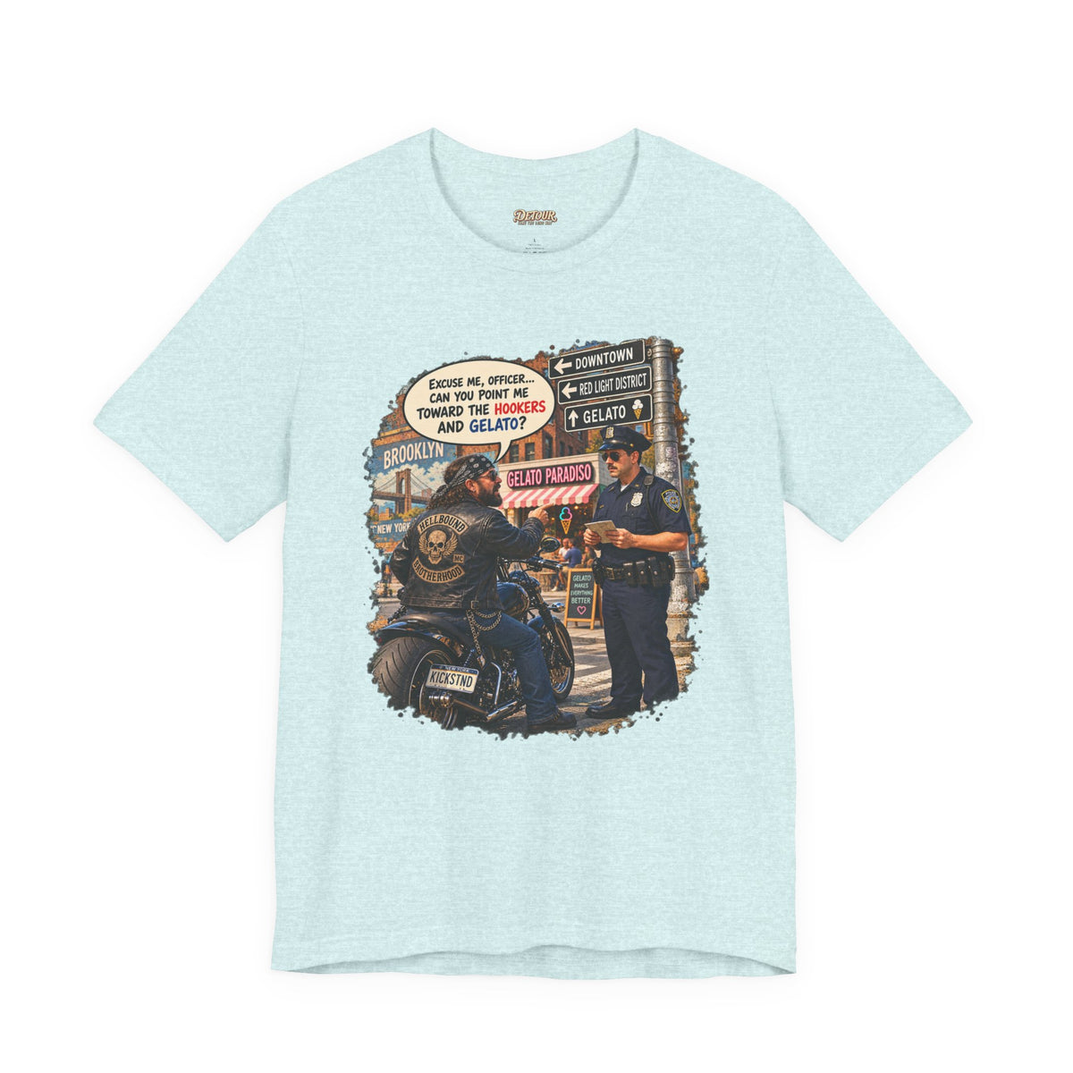 Motorcycle Rider Vintage Graphic Tee