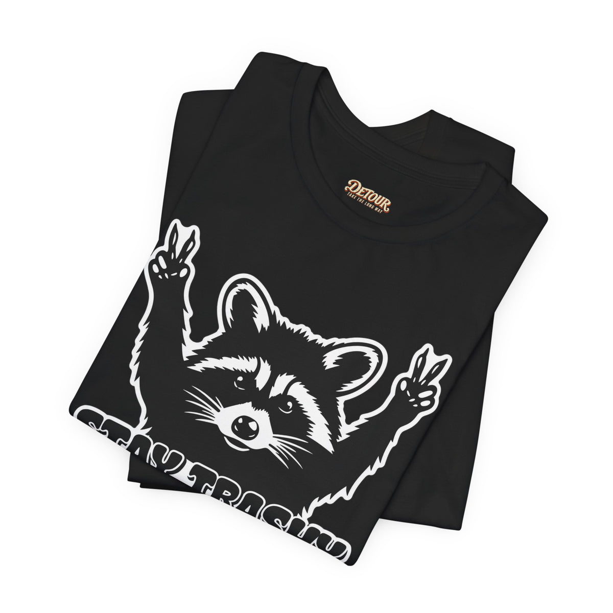 Stay Trashy Raccoon Graphic T-Shirt