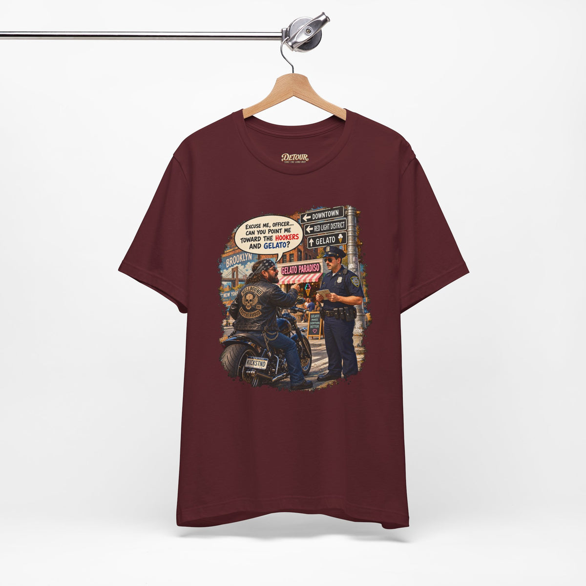Motorcycle Rider Vintage Graphic Tee