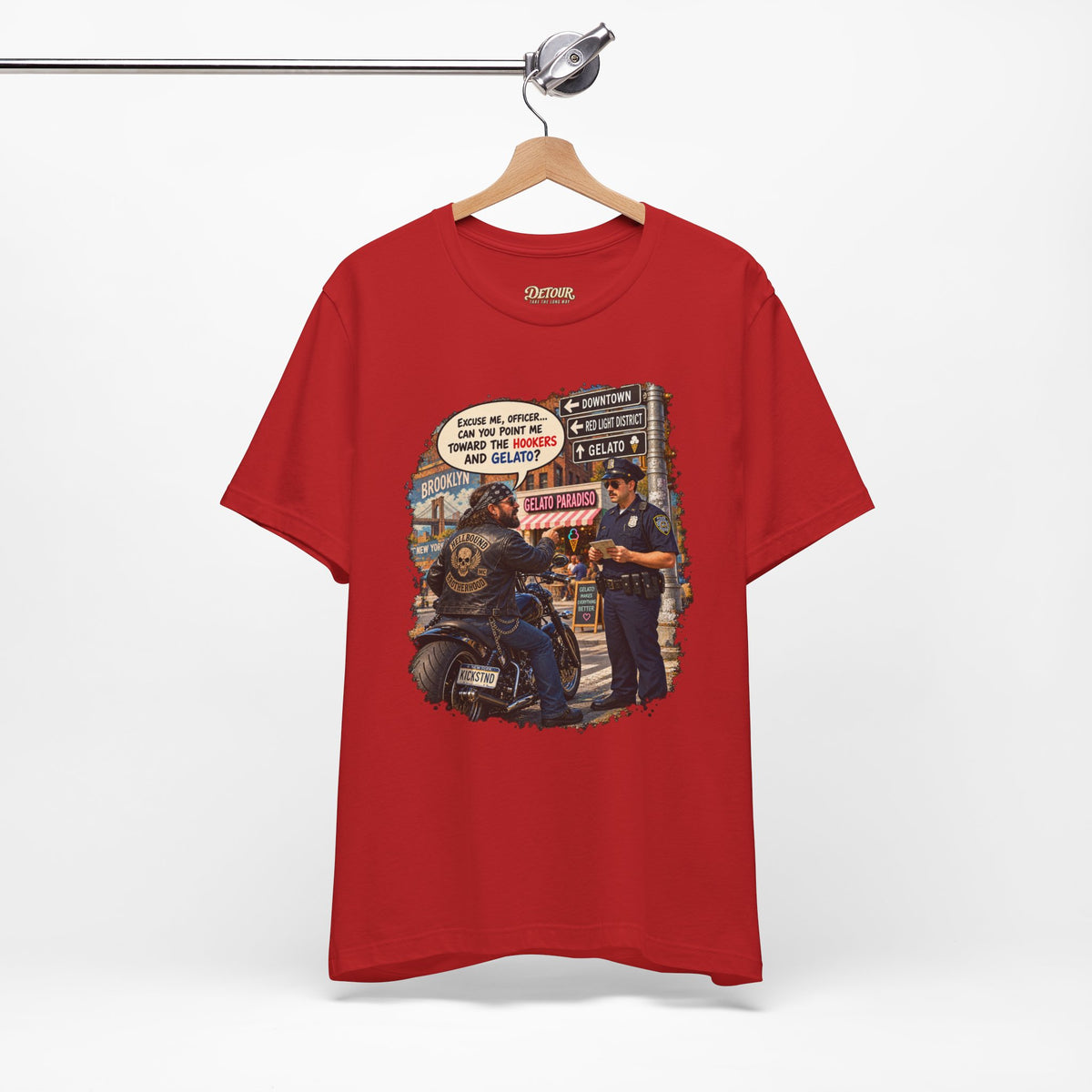 Motorcycle Rider Vintage Graphic Tee