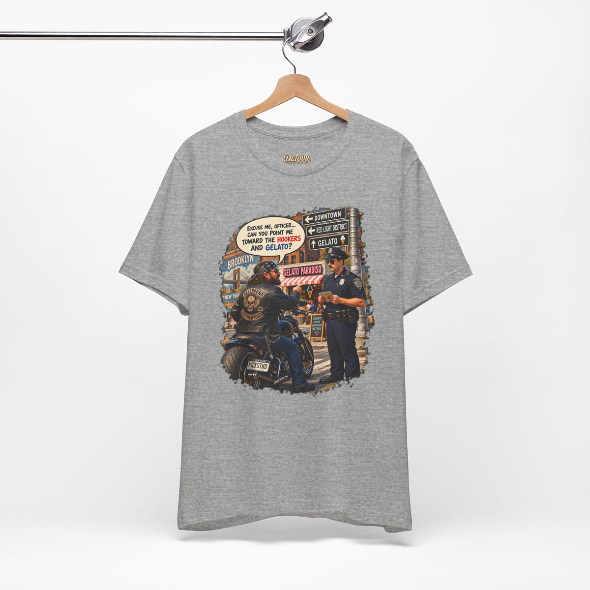 Motorcycle Rider Vintage Graphic Tee