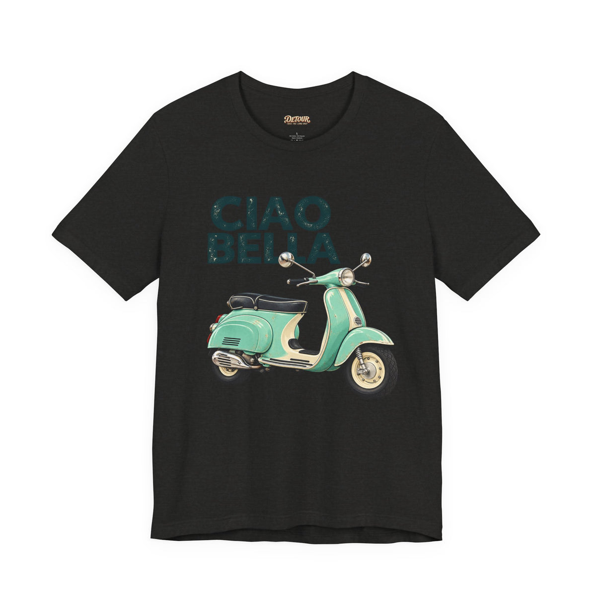Ciao Bella Vespa Scooter Graphic T-Shirt