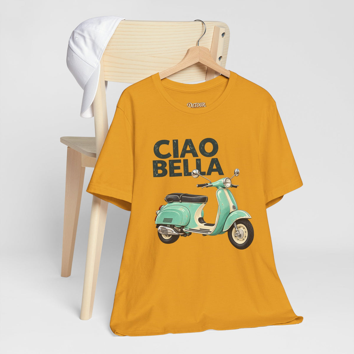 Ciao Bella Vespa Scooter Graphic T-Shirt