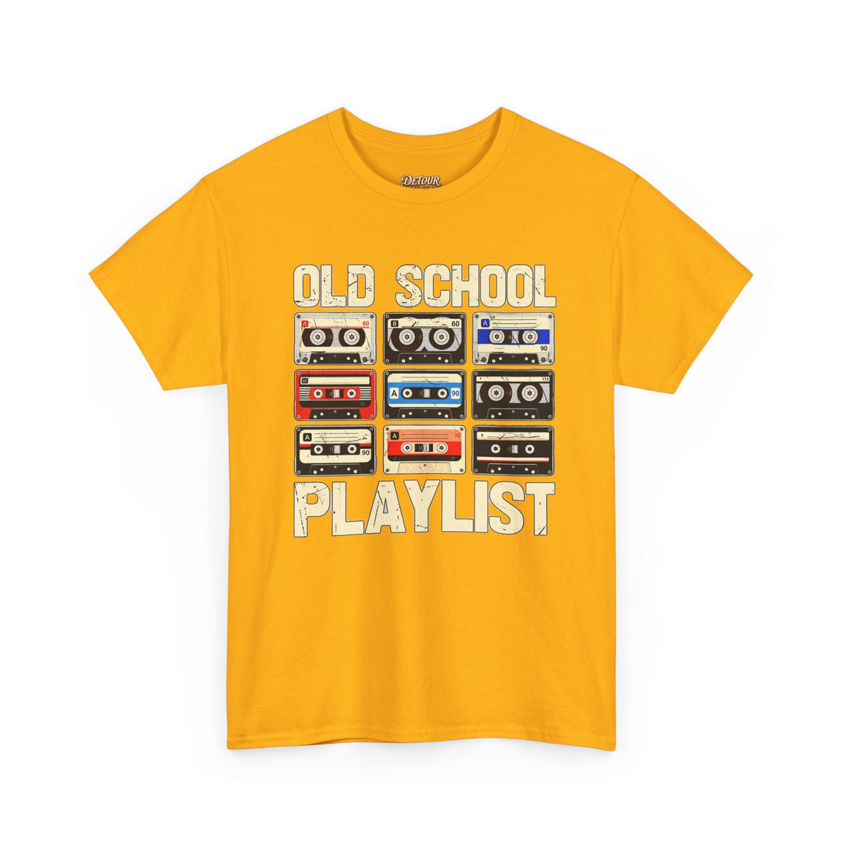 Old School Playlist Cassette Tape T-Shirt