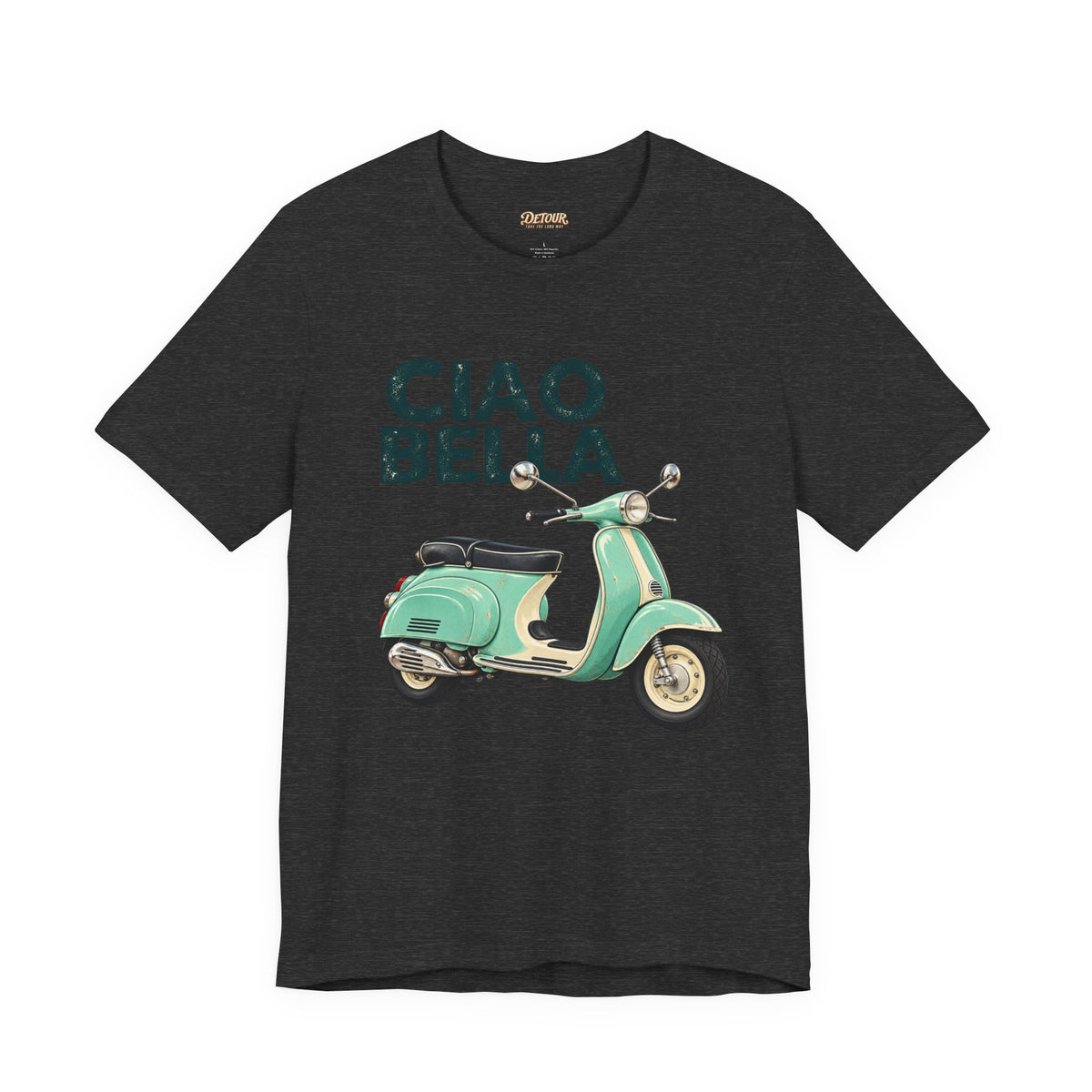 Ciao Bella Vespa Scooter Graphic T-Shirt