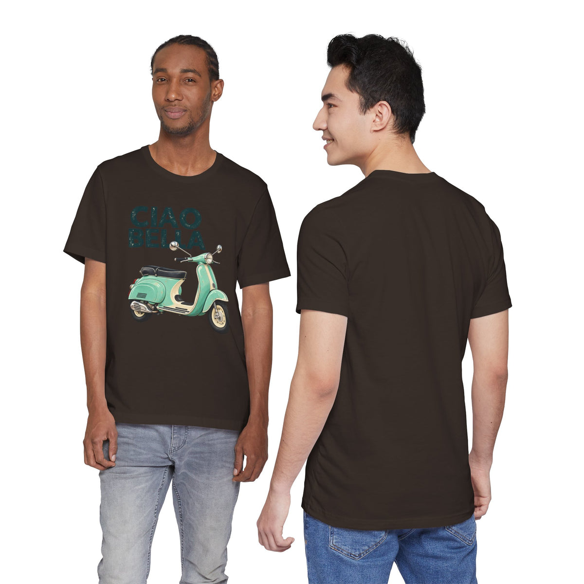 Ciao Bella Vespa Scooter Graphic T-Shirt