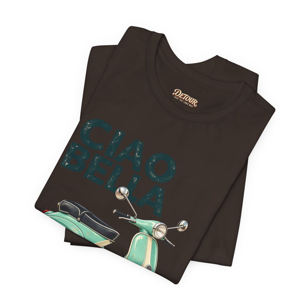 Ciao Bella Vespa Scooter Graphic T-Shirt