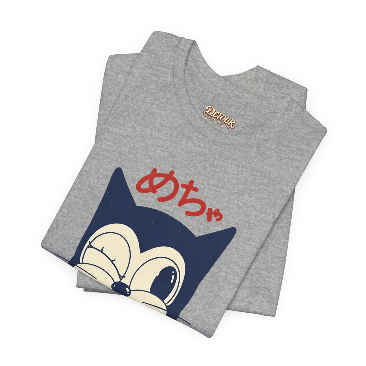 Japanese Lucky Cat T-Shirt – “めちゃ元気よ” Maneki Neko Graphic Tee