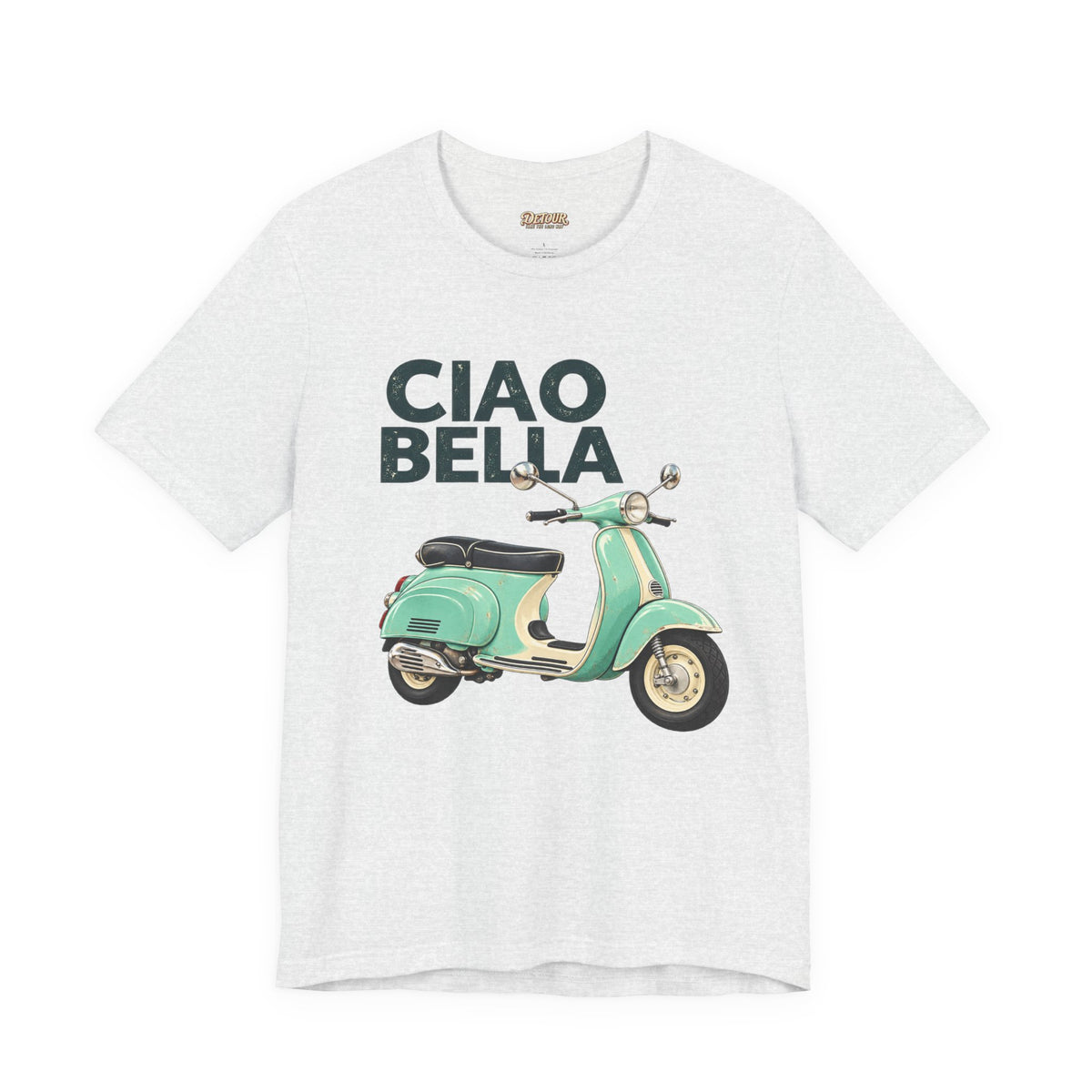 Ciao Bella Vespa Scooter Graphic T-Shirt