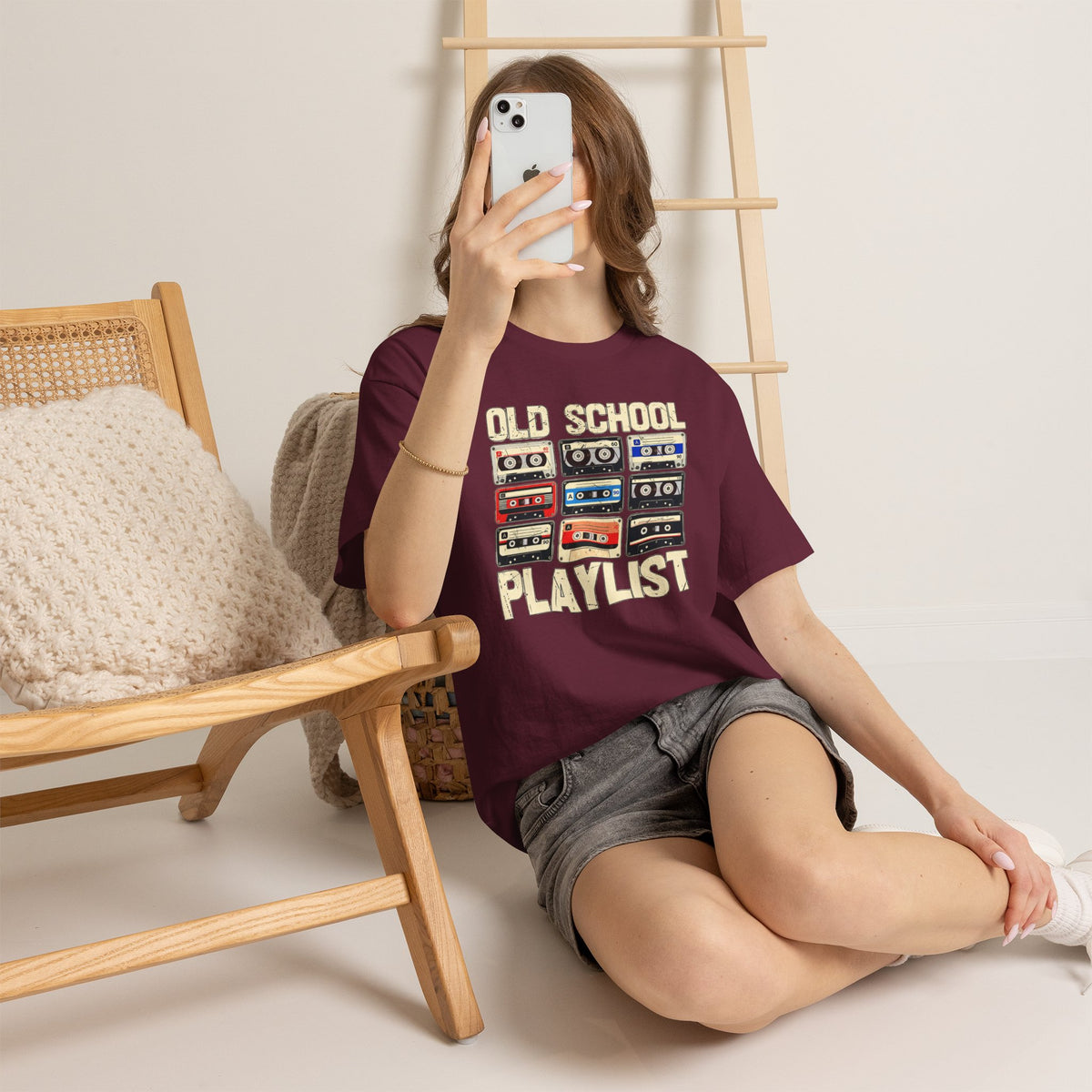Old School Playlist Cassette Tape T-Shirt