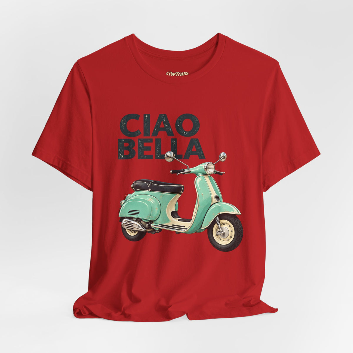 Ciao Bella Vespa Scooter Graphic T-Shirt