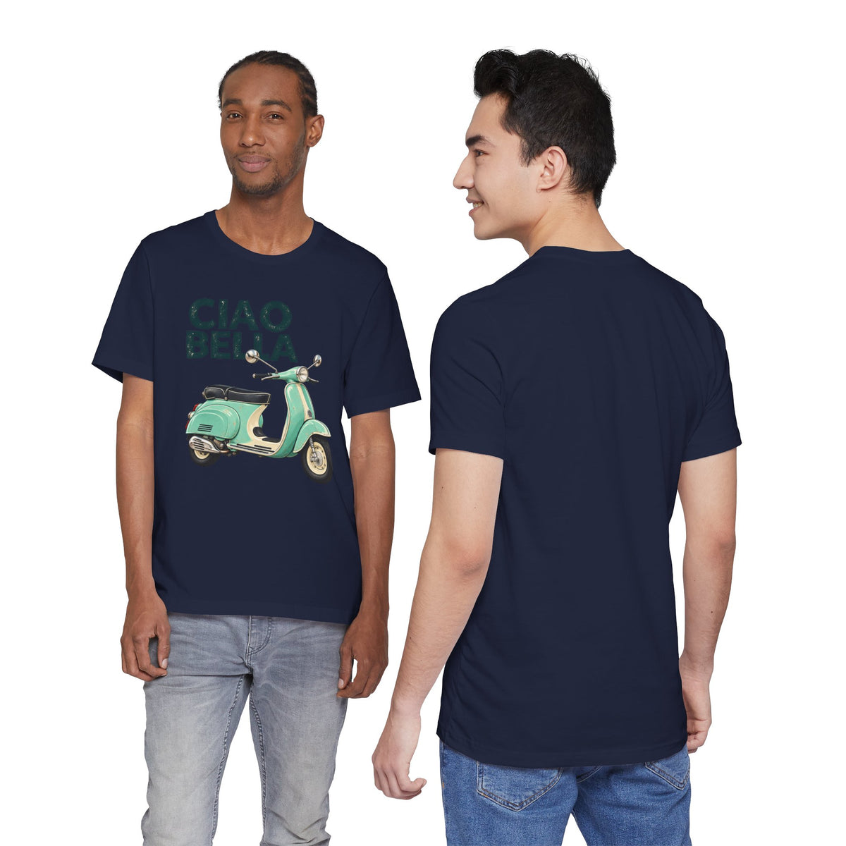 Ciao Bella Vespa Scooter Graphic T-Shirt