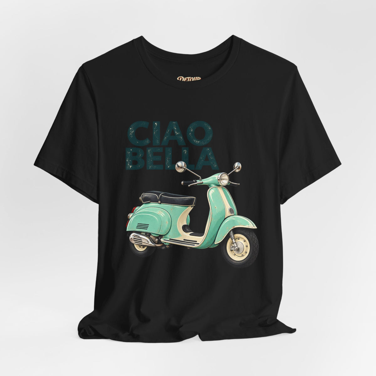 Ciao Bella Vespa Scooter Graphic T-Shirt