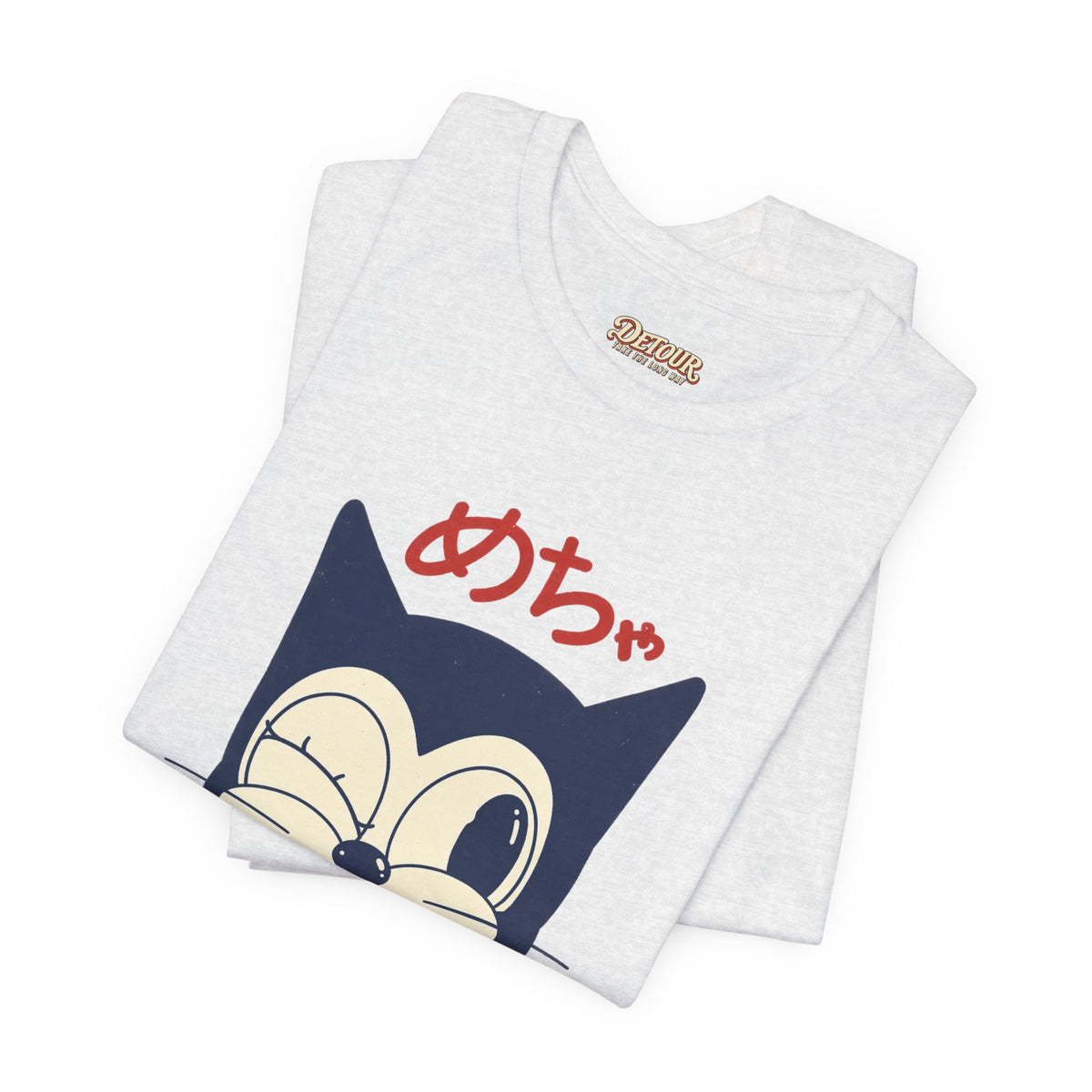 Japanese Lucky Cat T-Shirt – “めちゃ元気よ” Maneki Neko Graphic Tee