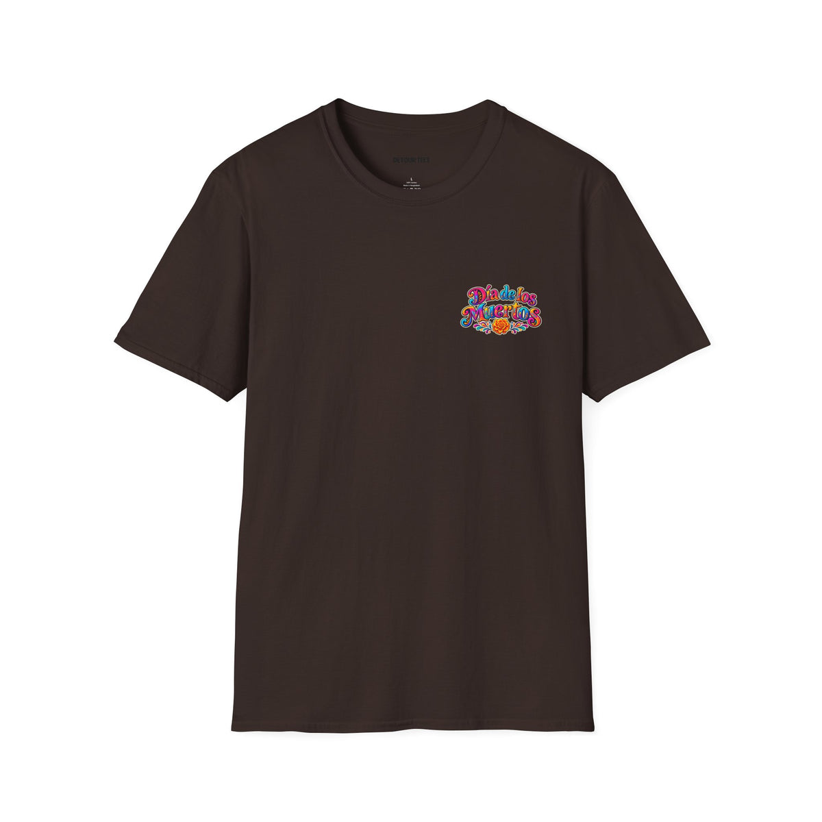 Sugar Skull T-Shirt — Colorful Day of the Dead Floral Skull Tee