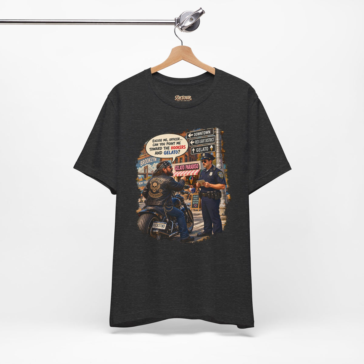 Motorcycle Rider Vintage Graphic Tee