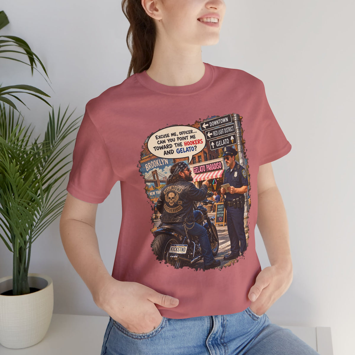Motorcycle Rider Vintage Graphic Tee