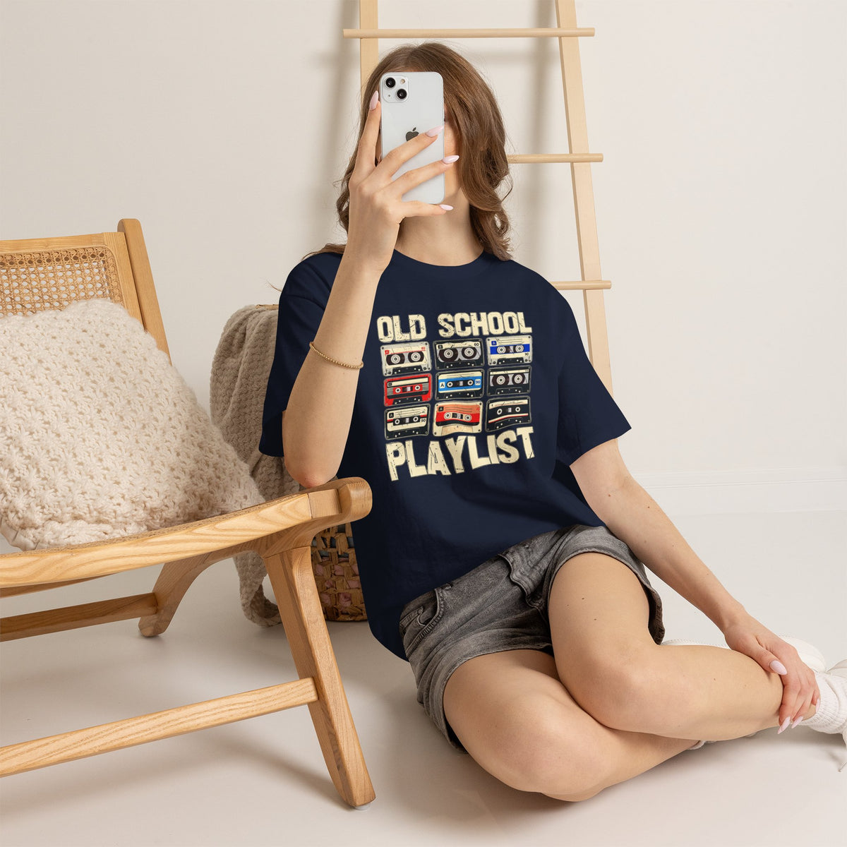 Old School Playlist Cassette Tape T-Shirt